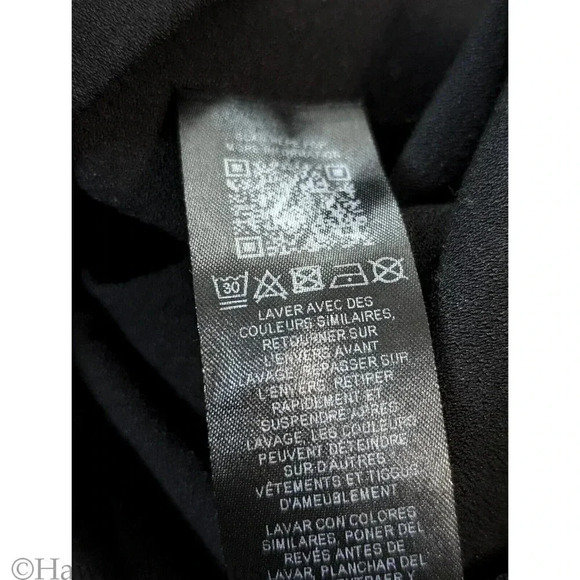 ASOS Design Black High Waist Dress Pants Size 6 Tapered Leg Stretch Pockets - Picture 9 of 9